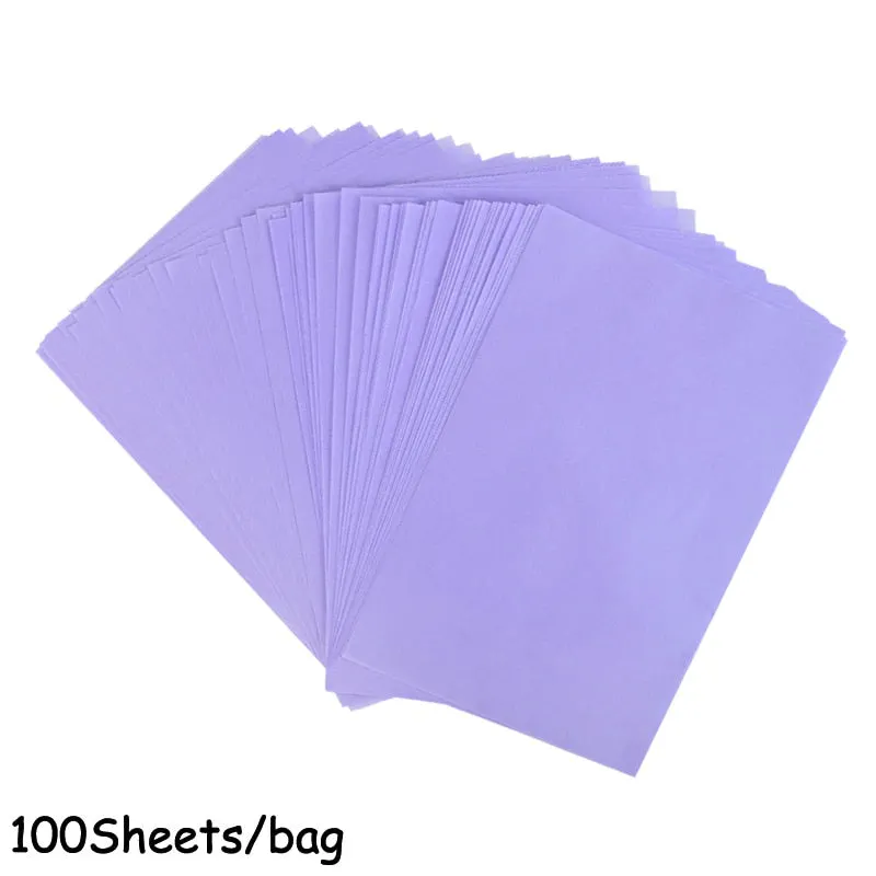 100Sheets A5 Gift Wrapping Paper Retro Multicolor Tissue Paper Bookmark Floral Gift Packaging Material Birthday Party Decoration