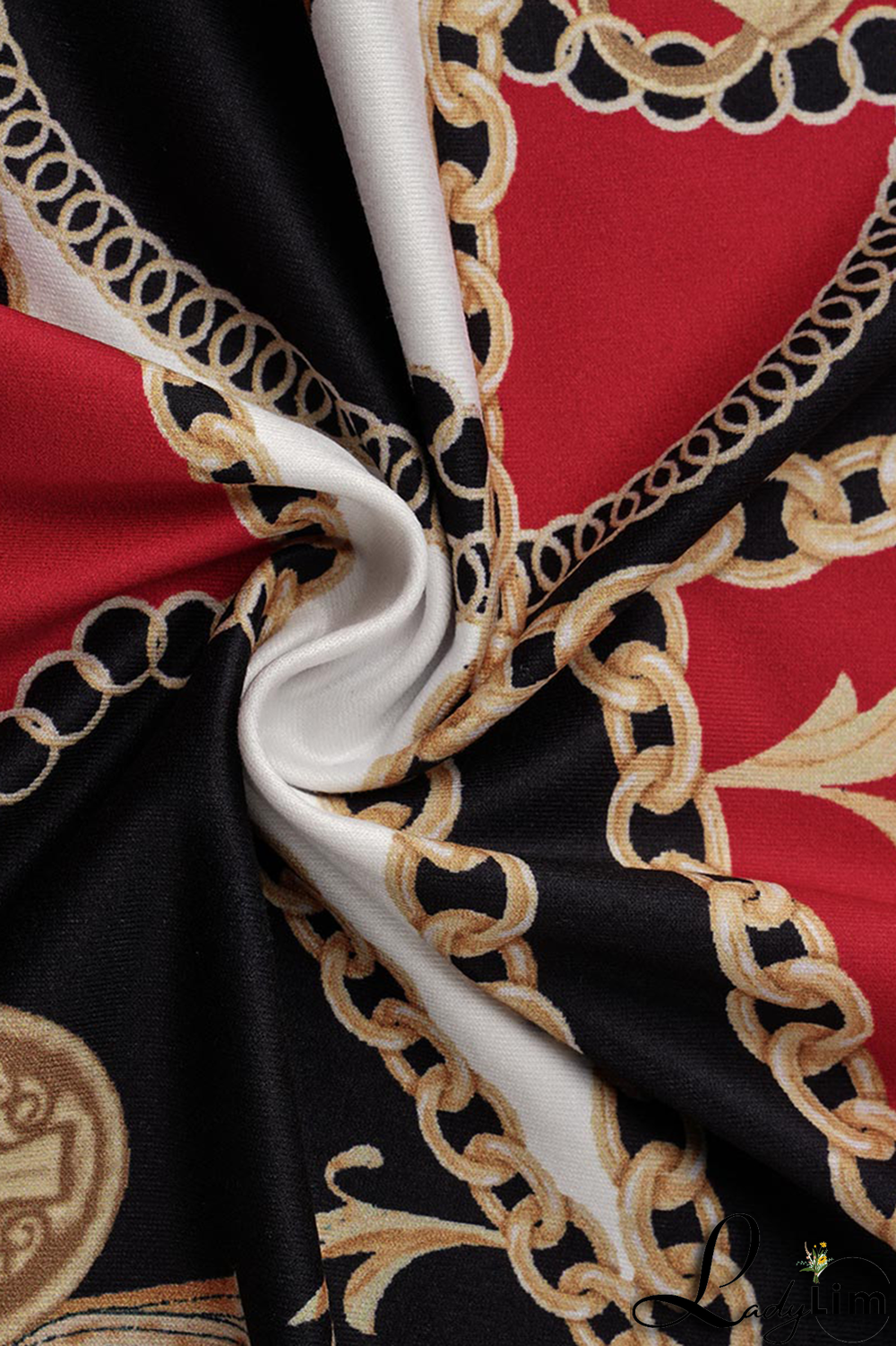 Yellow Casual Print Split Joint Half A Turtleneck Pencil Skirt Dresses