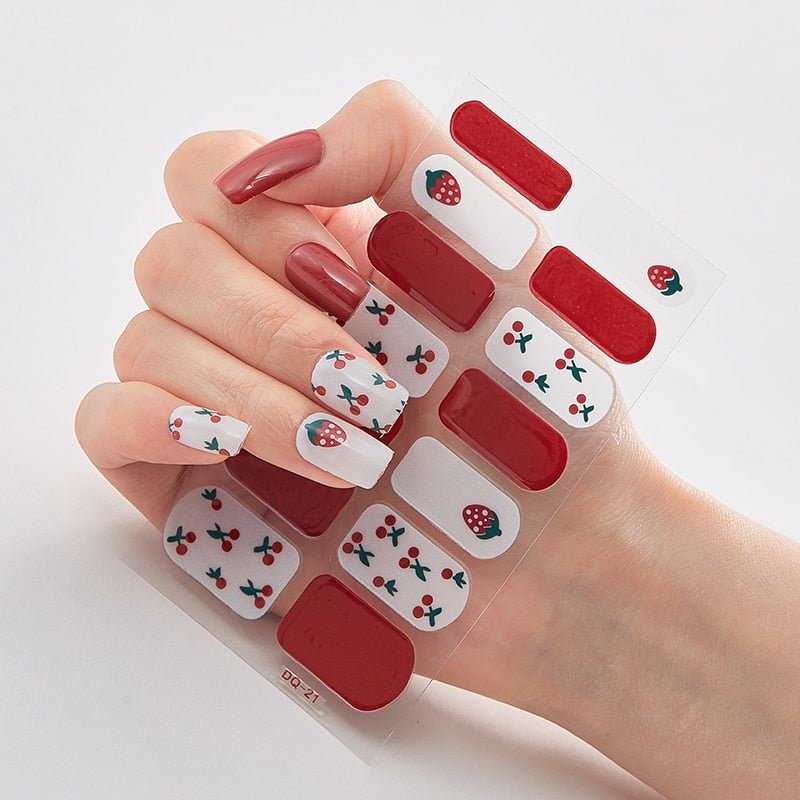 Christmas Dress Up Full Cover Nail Stickers Novidades Nail Designs Nail Designs Nails Sticker Designer Nail Accesoires