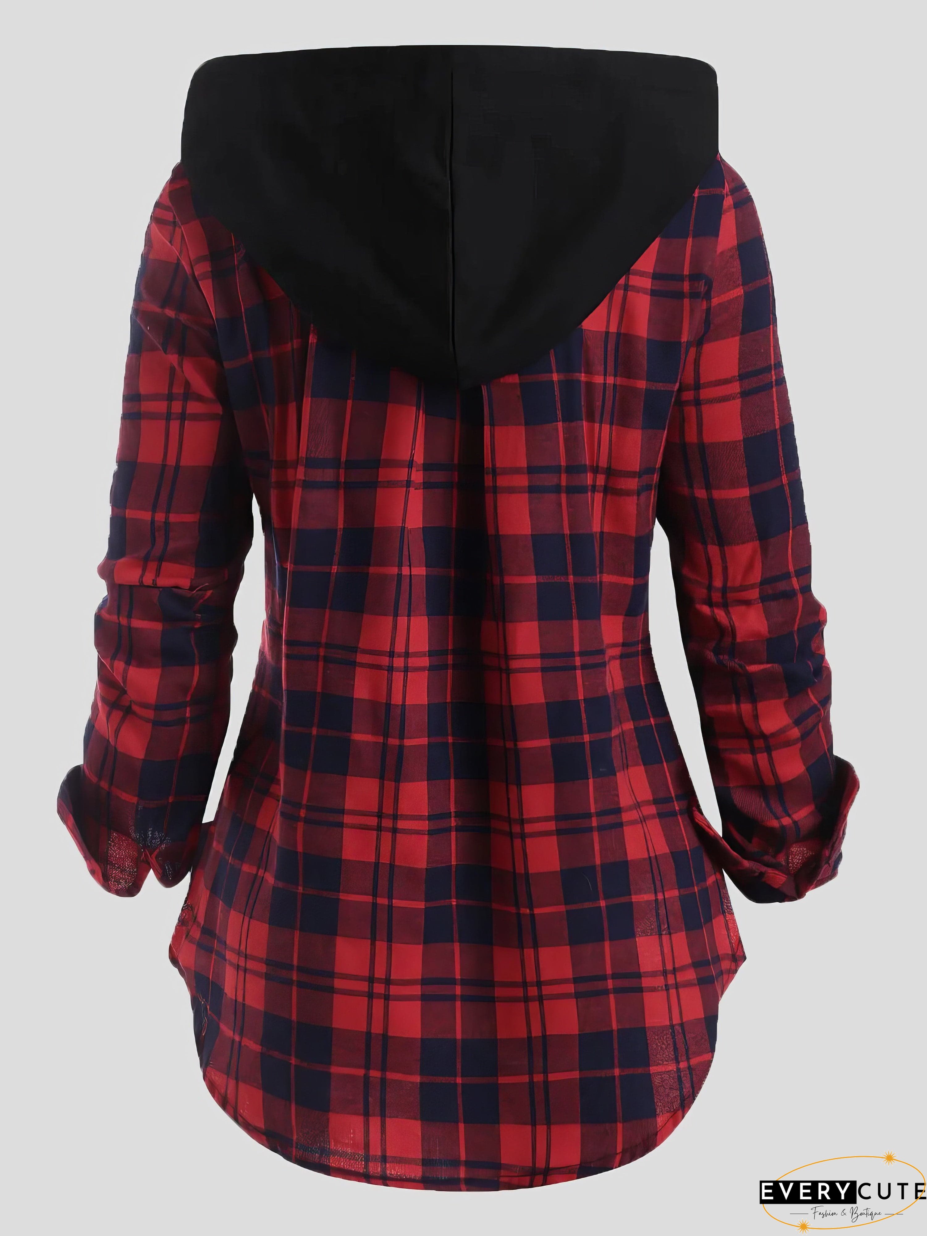 Comfortable Plaid Corduroy Jacket