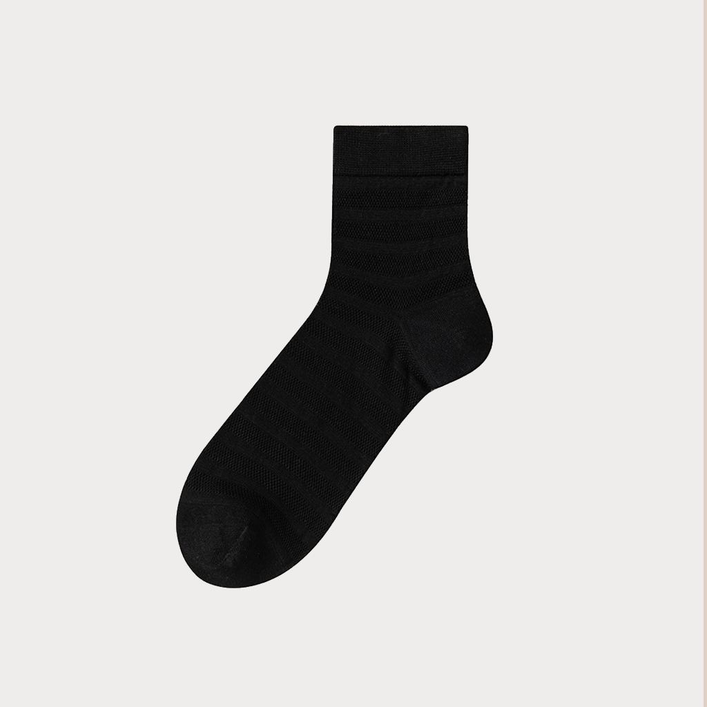 Women's Ankle Socks - Minimalist Solid Colors for Versatile Pairing REAL SILK LIFE