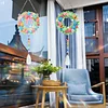 2pcs Easter Egg Wreath Diamond Painting Double-sided Crystal Window Suncatcher Craft Set Birthday Gifts Home Garden Decor Hanging Kit
