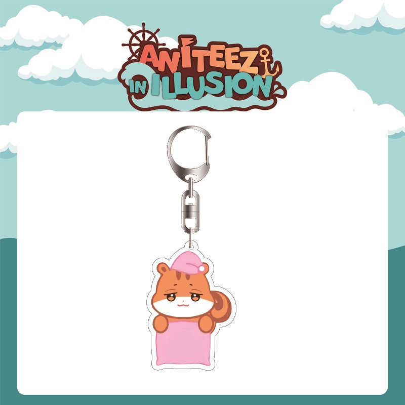 ATEEZ Aniteez In Illusion Cartoon Acrylic Keyring