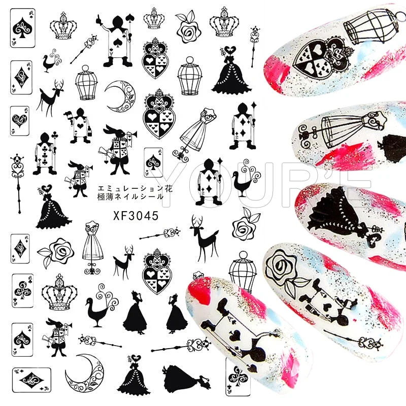New Nail Art Decals Eye Sticker for Nail Self-adhesive DIY Snake Sticker Decals Manicure for Nail Art Sticker Design Decoration