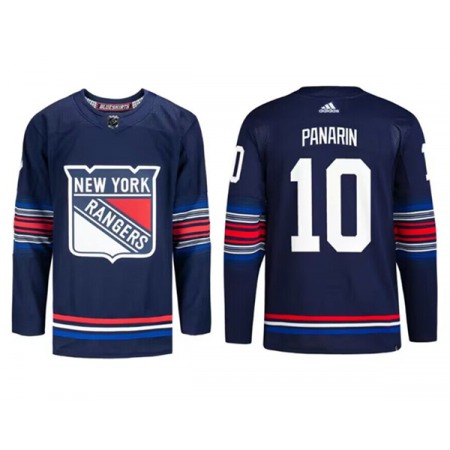 Men's New York Rangers Custom Navy Stitched Jersey BVRS