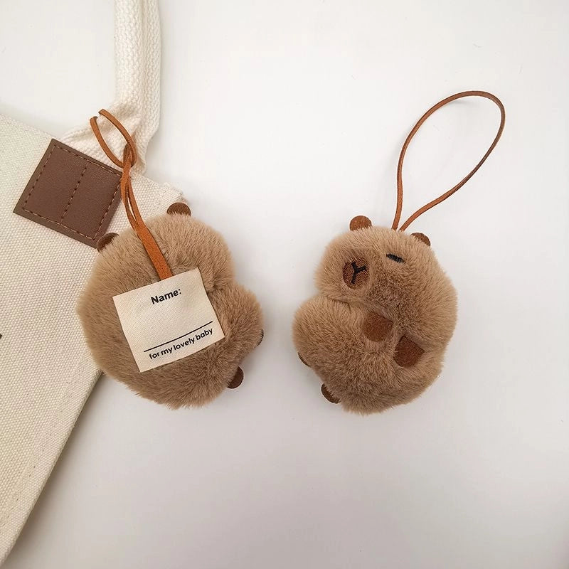 Plush Pendant Name Brand Distinguishing Brand Autumn And Winter Schoolbag Pendant Gift Keychain For Girlfriends Couple