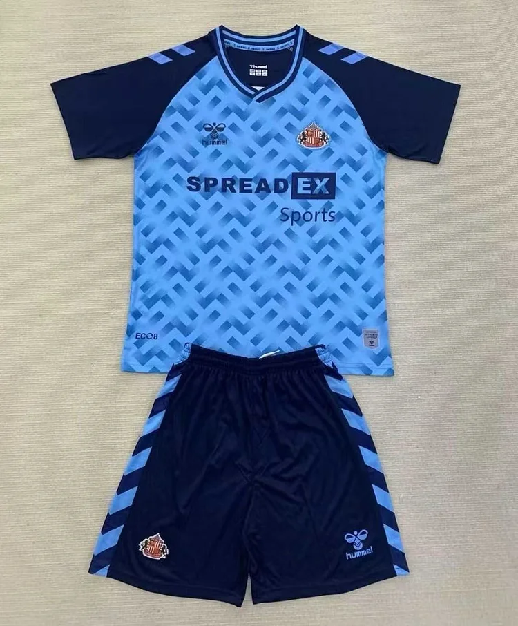 Kids Kit 2024-2025 Sunderland Away Goalkeeper Football Shirt