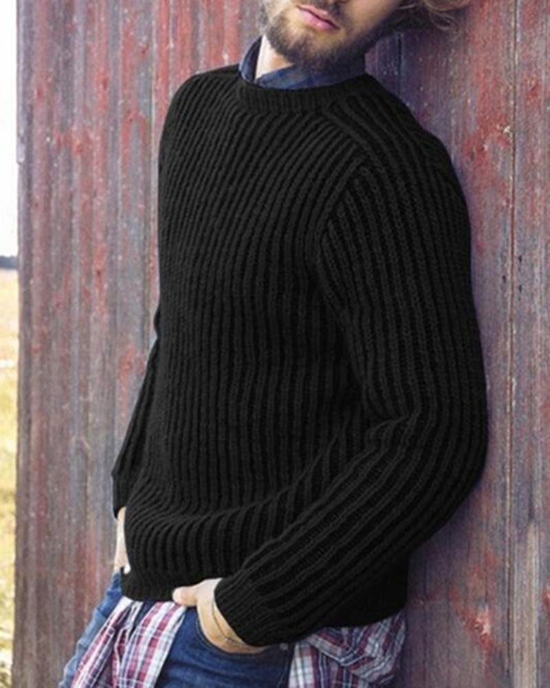 Men's casual warm sweaters-12