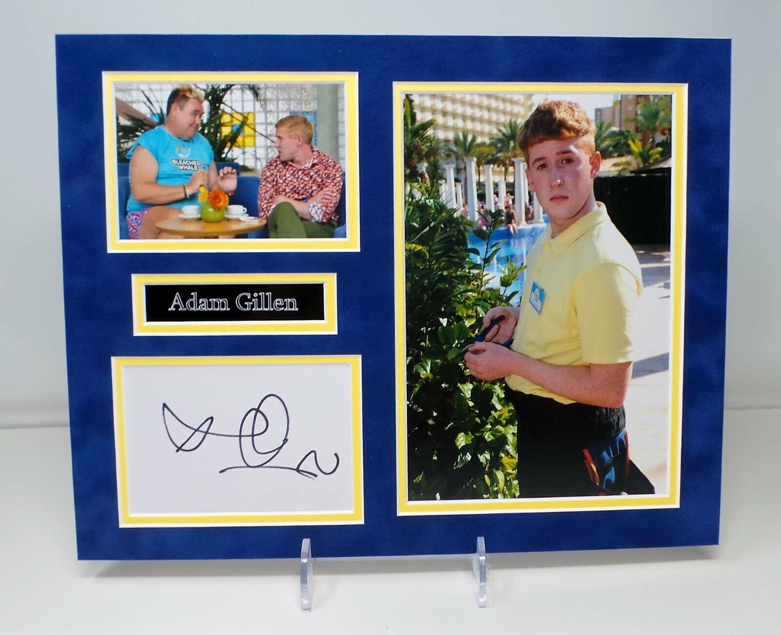 Adam GILLEN Signed Mounted Photo Poster painting Display AFTAL RD COA Benidom Actor Liam CONROY