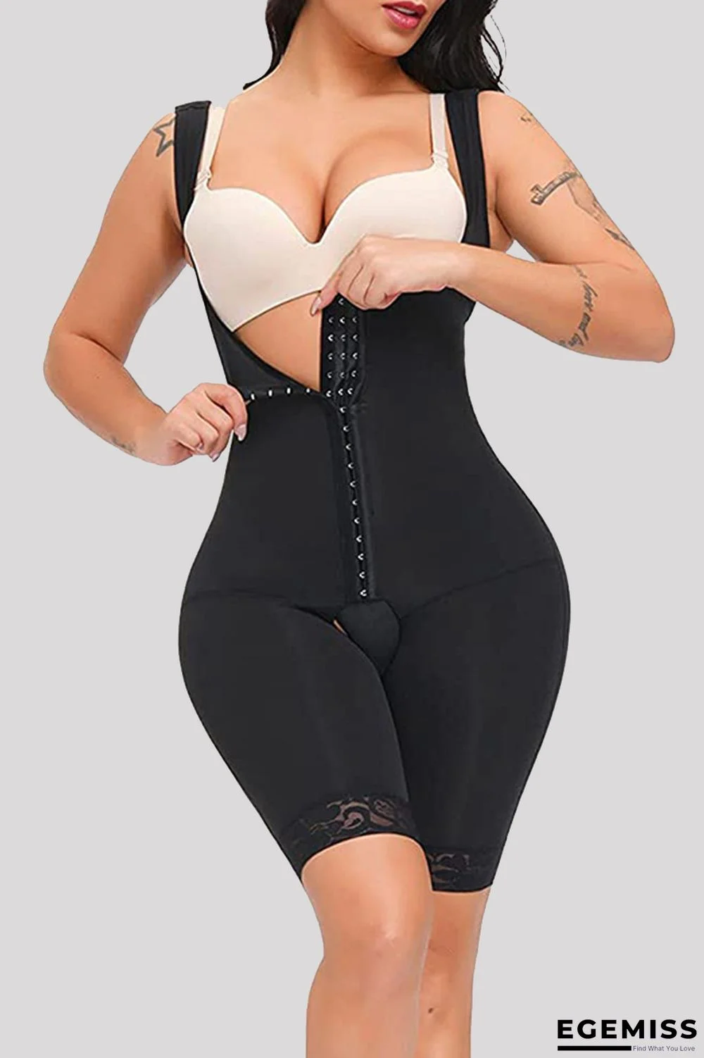 Black Fashion Sexy Solid Patchwork Bustiers | EGEMISS