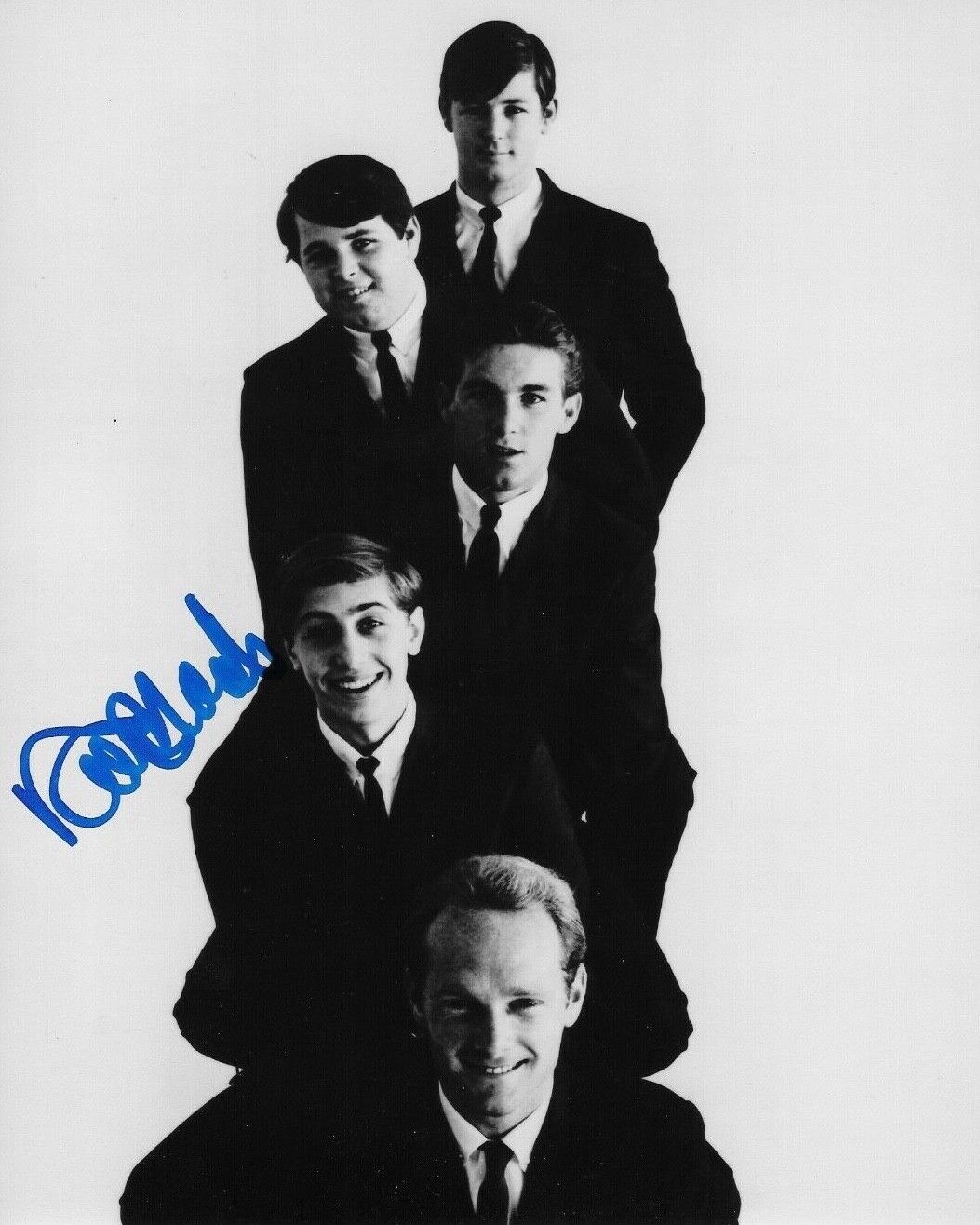 * DAVID MARKS * signed 8x10 Photo Poster painting * THE BEACH BOYS * COA * 18