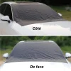 Couvertures magn&eacute;tiques contre le gel et la neige pour pare-brise de voiture