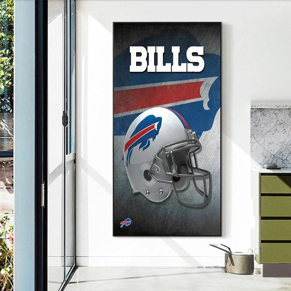 Diamond Painting - Full Round - Buffalo Bills(35*50cm)-892394.01