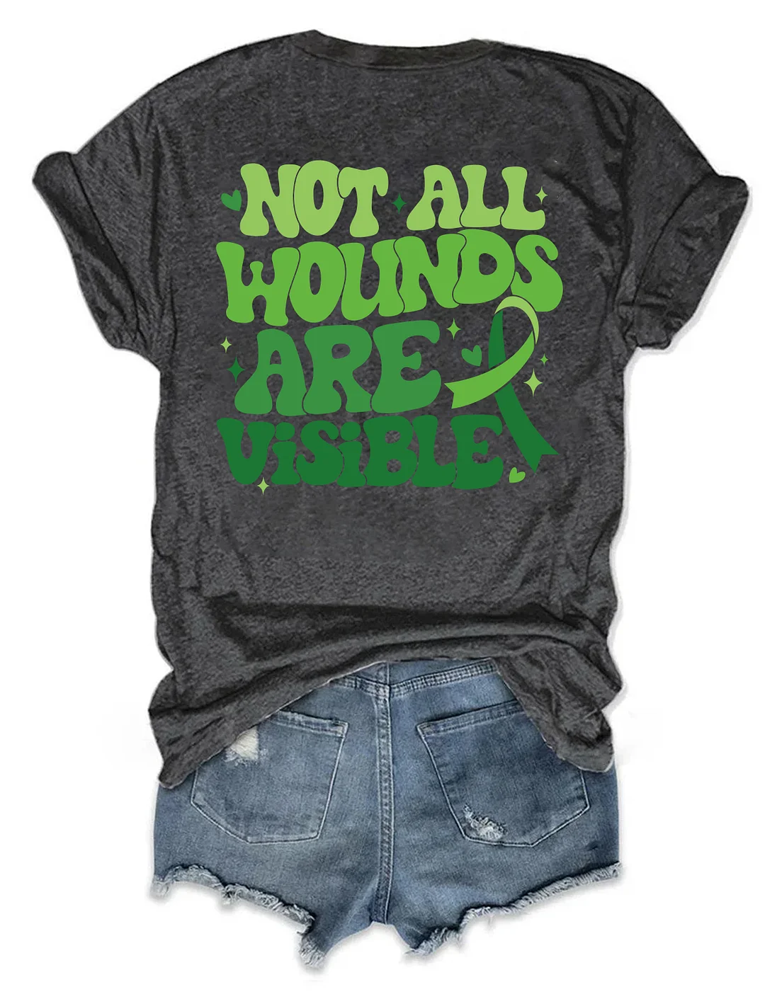 Not All Wounds Are Visible Mental Health T-shirt