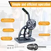 [US Local Warehouse] Semi Automatic Tarpaulin Eyelet Press with 5000Pcs Metal Eyelets 10mm Hand Press Eyelet Grommet Machine for Fabric Leather Banners DIY Projects