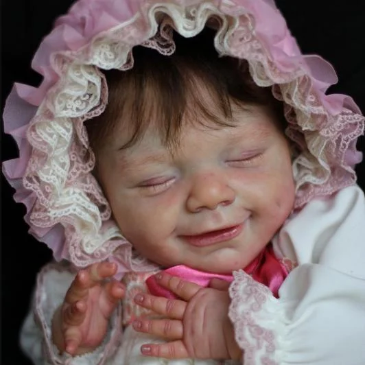  Realistische 20"Kleine Süßee Saylor Reborn Babypuppe Mädchen- Sehr Naturgetreues Lebensechtes Baby - RSDP-Rebornbabypuppen-Rebornbabypuppen.de®