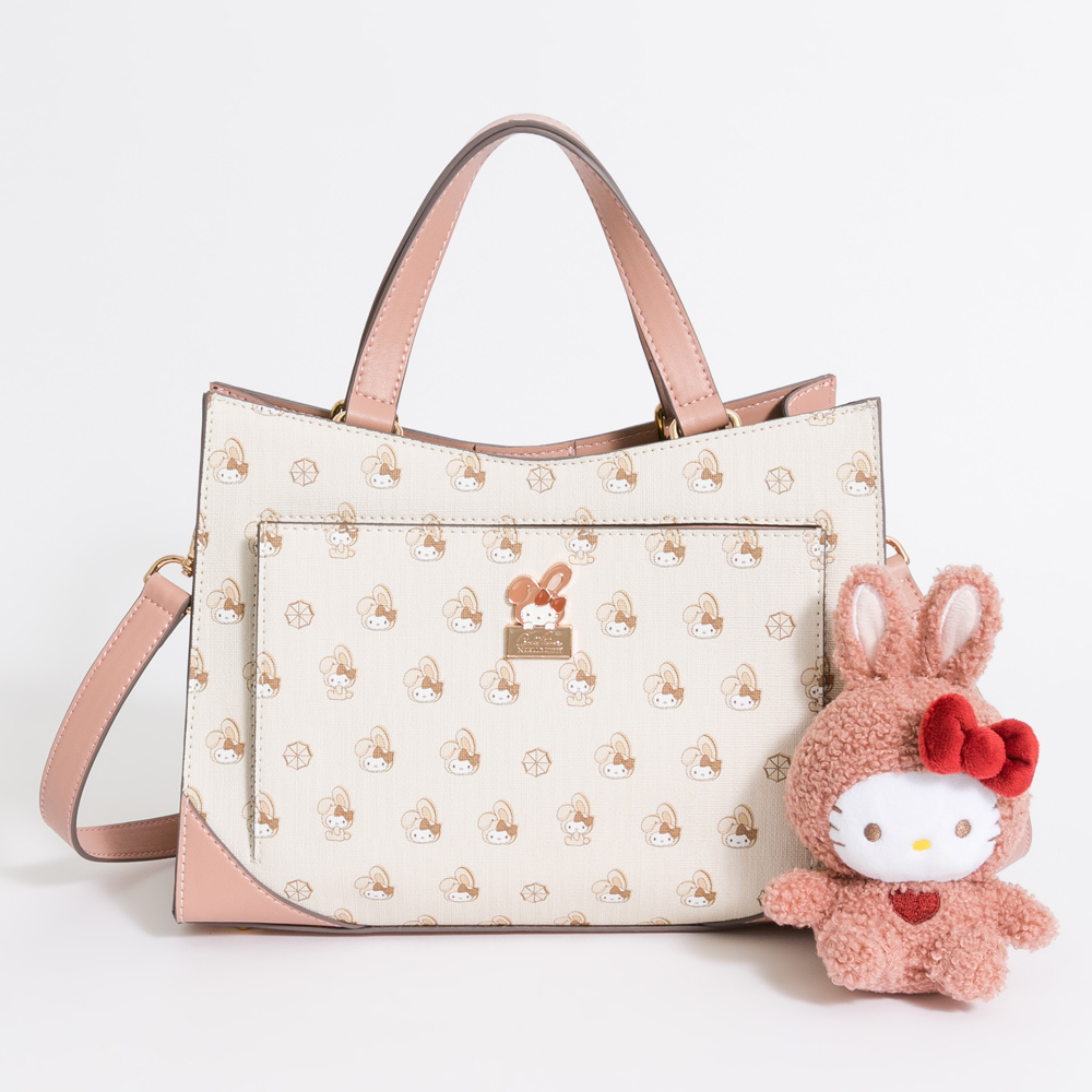 Arnold Palmer x Hello Kitty Handbag Shoulder Bag Cross-body Bag with Long Strap Bunny Pink  A Cute Shop - Inspired by You For The Cute Soul 