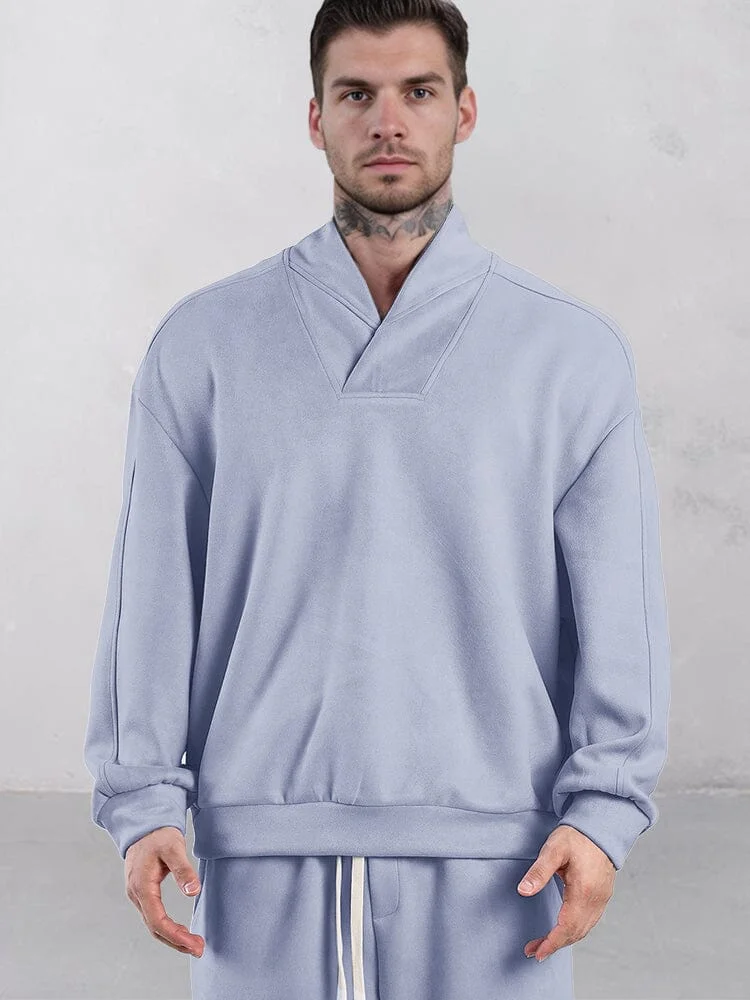 Urban Relaxed Fit Suede Sweatshirt QueenFunky