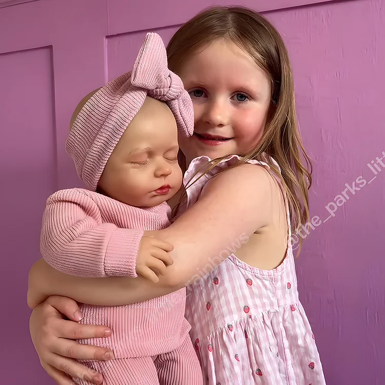 Babeside Sleeping Reborn Baby Lucy 20" Little Infant Girl Emotional Comfort Companion