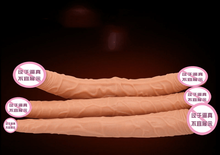 Pornhint NEW HUGE DOUBLE ENDED SEX DILDO ANAL TOY MALE FEMALE LESBIAN DONG 3 SIZE