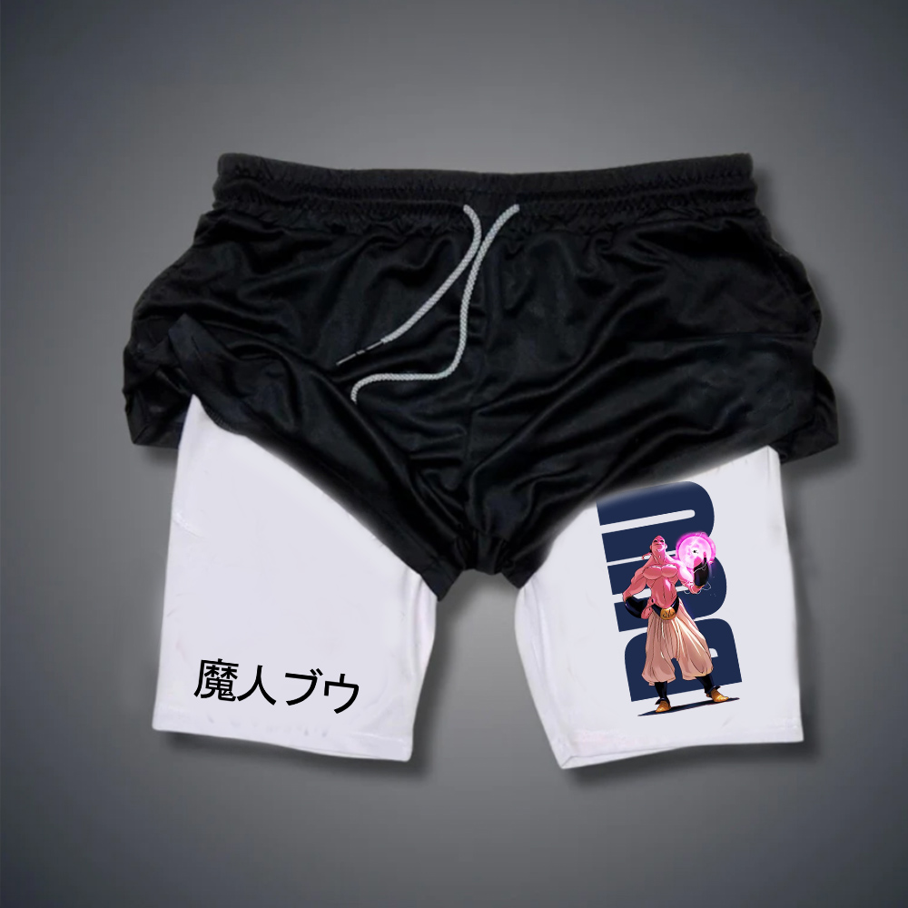 Casual Dragon Ball Anime Print Shorts