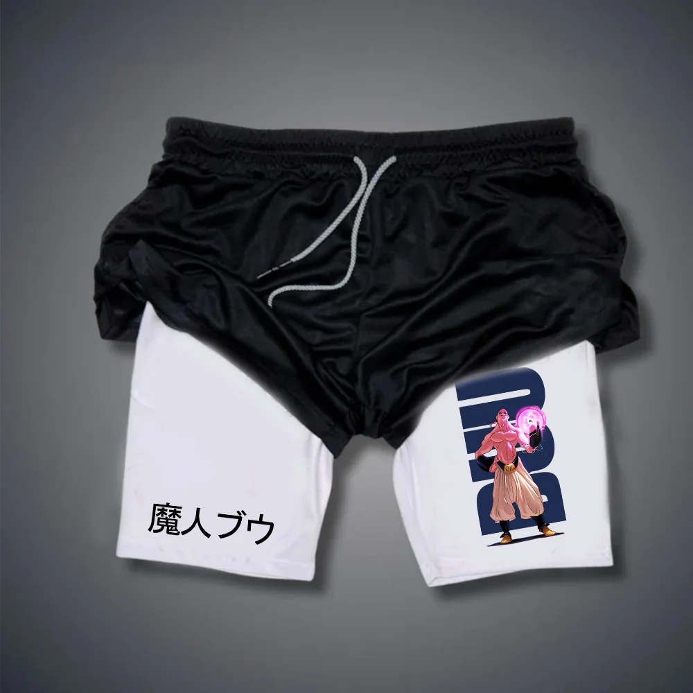 Outletsltd Casual Dragon Ball Anime Print Shorts