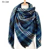Plaid Pashmina Scarf Winter Scarf For Women