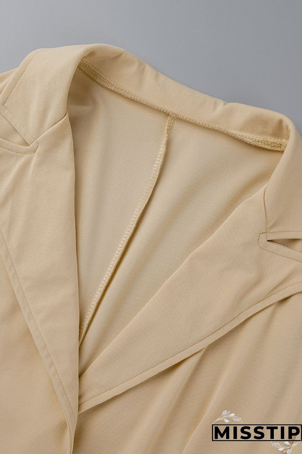 Black Casual Solid Patchwork Turn-back Collar Long Sleeve Two Pieces