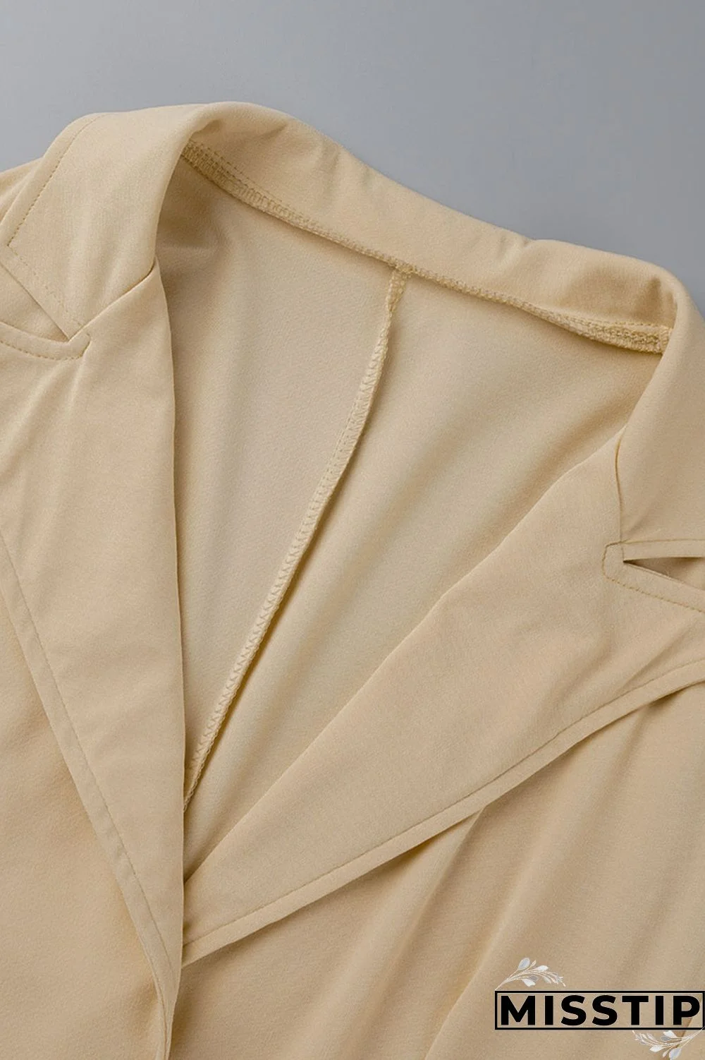 Black Casual Solid Patchwork Turn-back Collar Long Sleeve Two Pieces