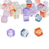 7mm Gradient Crystal Glass Cube Beads DIY Jewelry