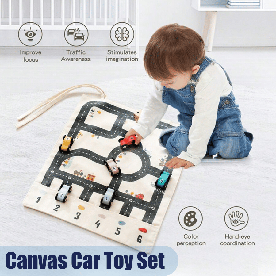Canvas Car Toy Set