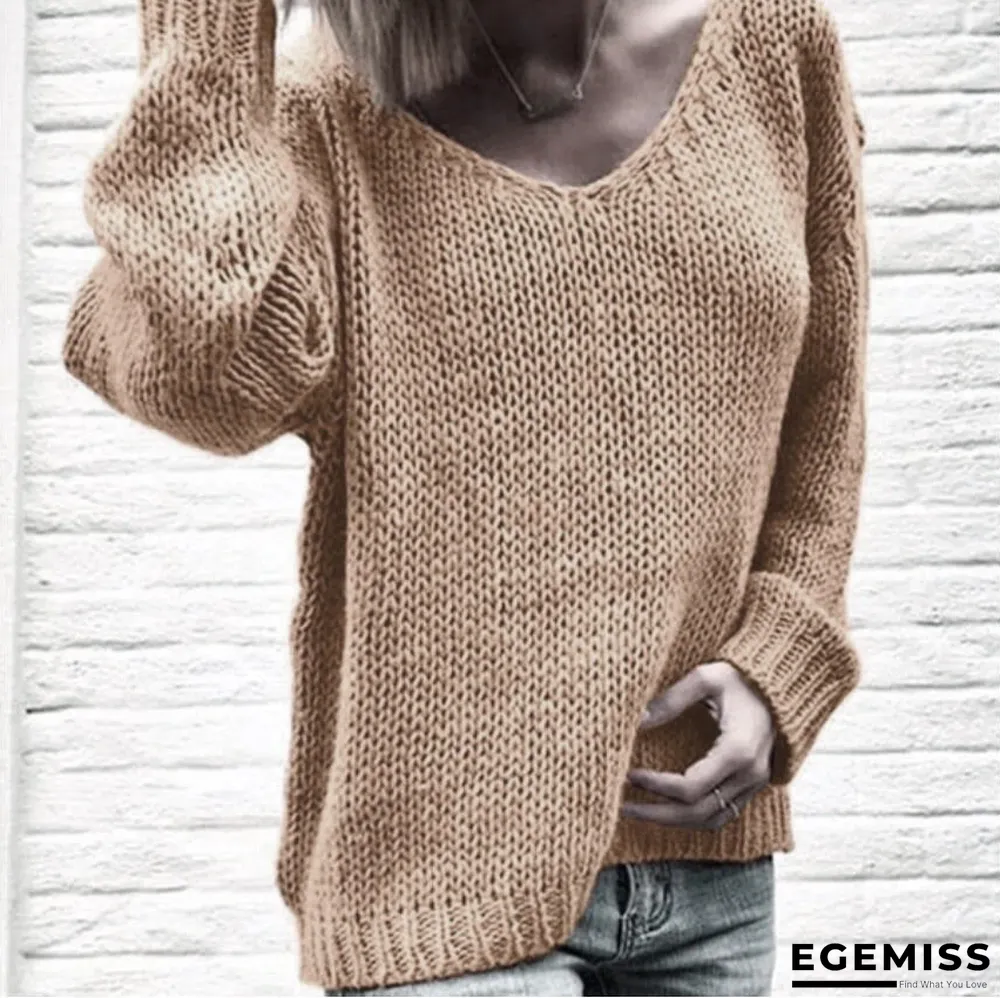 Autumn Winter Women's Knitted Top | EGEMISS