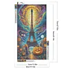 Paris Tower Halloween-Full Round Diamond Painting( 40x70cm)