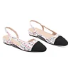 20mm Women&lsquo;s Classic Knit Flat Pumps Closed Round Toe Splicing Casual Shoes