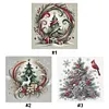 Xmas Tree-Full Embroidery 3 Strands 11CT Stamped Cross Stitch-40*40CM