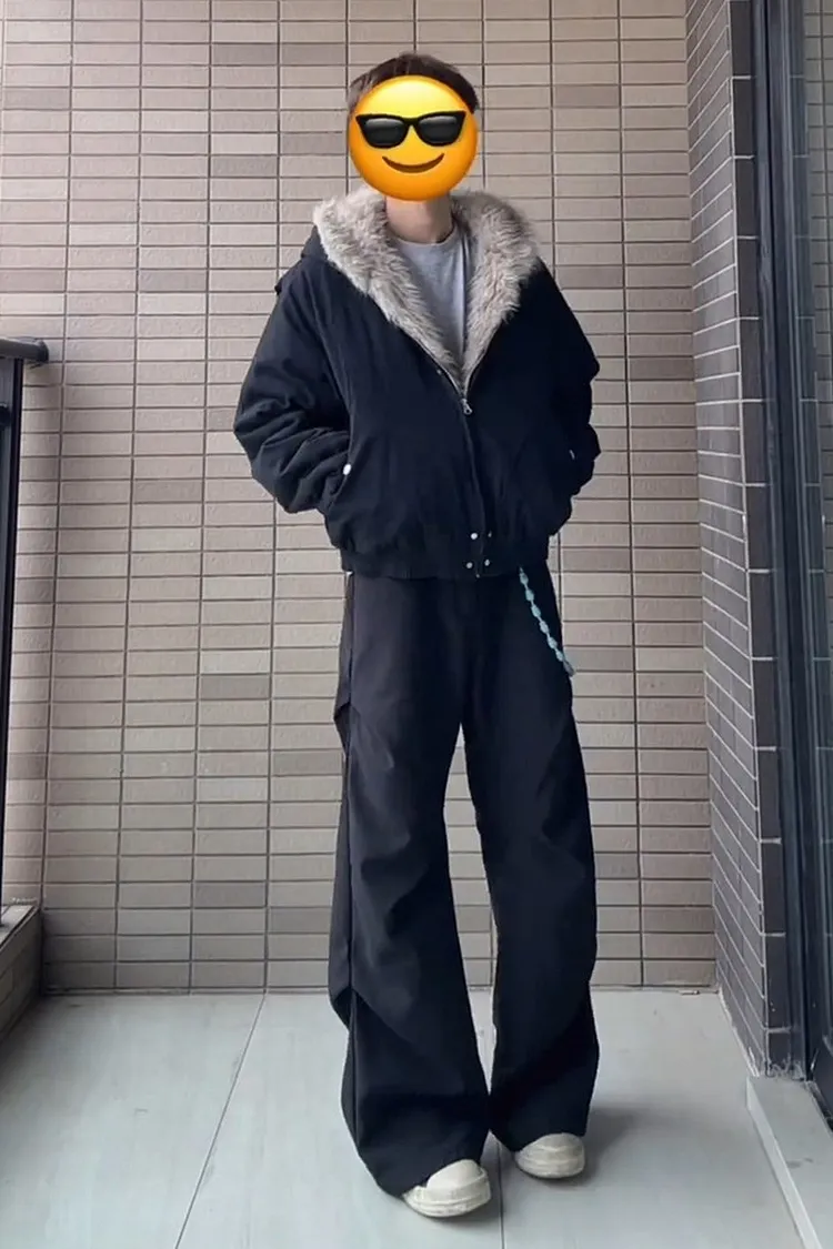 Men's Casual Zipper Jacket Lightweight Streetwear Outerwear