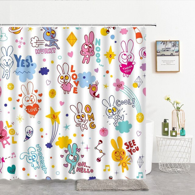 

Shower Curtain – Ocean Fish-180*180cm, 501 Original