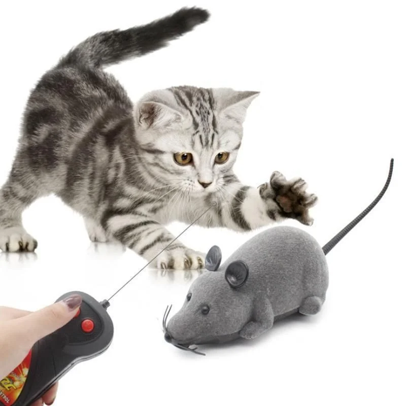 Meladen™ Fernbedienung Elektrisches Mausspielzeug für Katzen