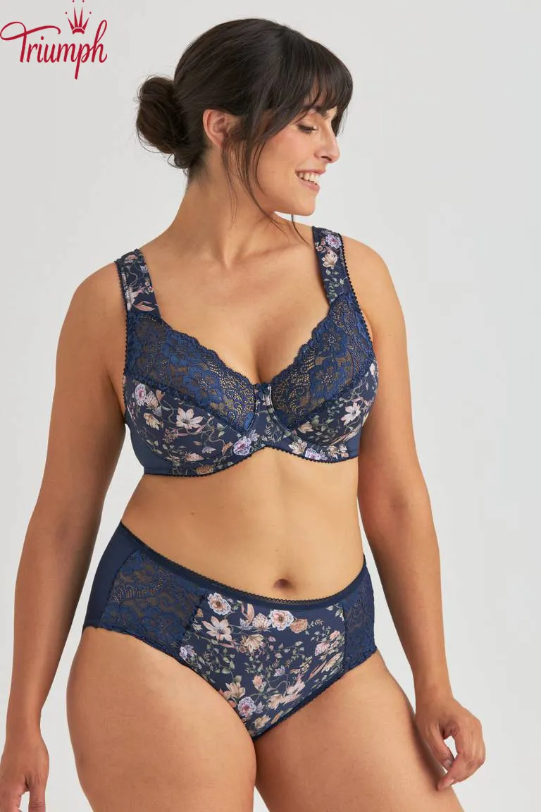 Triumph - Soutien com arma&ccedil;&atilde;o e renda floral (4 unidades)