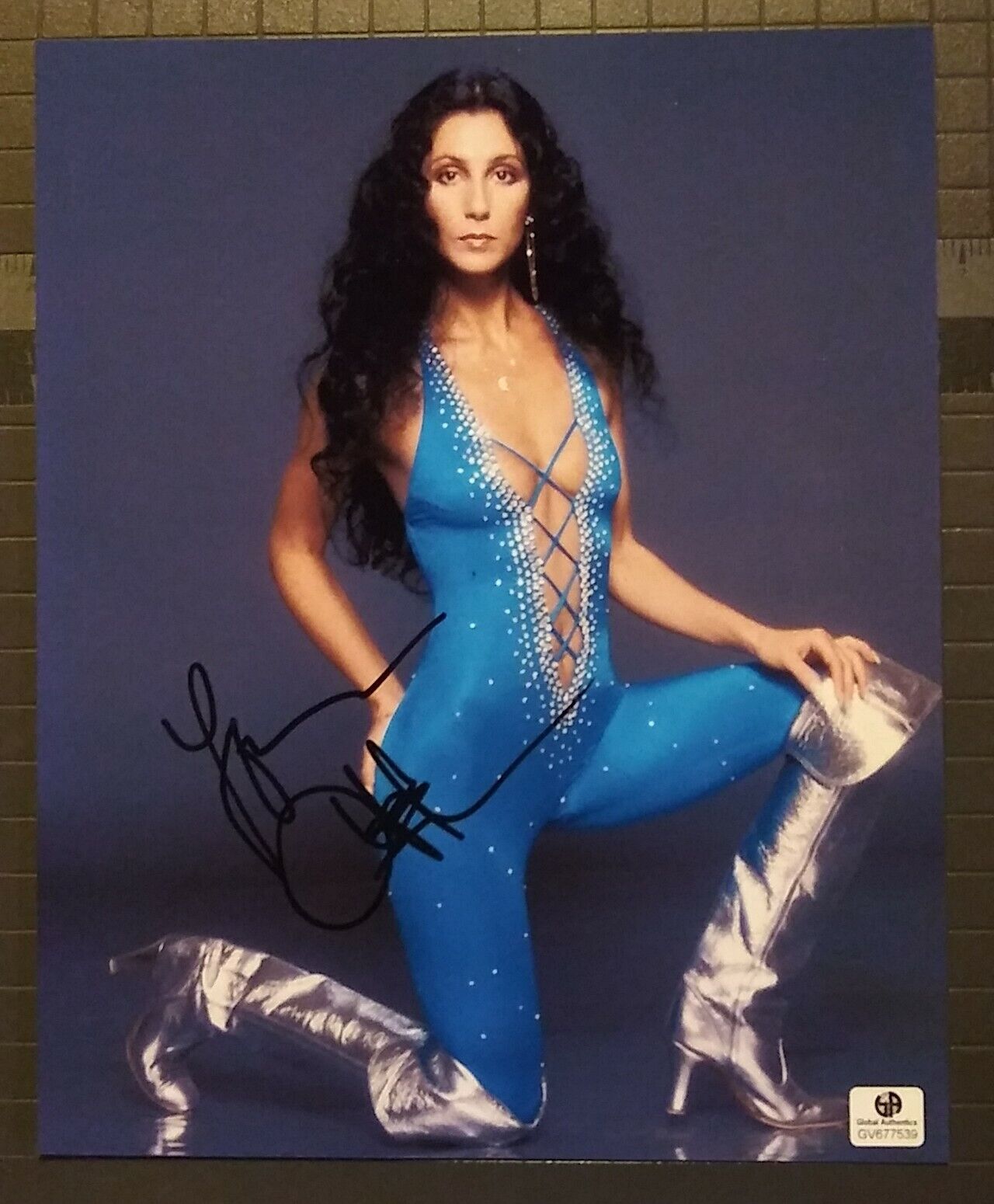 Cher signed 8x10 COA GAI