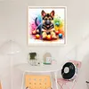 German Shepherd Playing Ball-11CT Stamped Cross Stitch 40*40cm/15.75*15.75in tapestrymarket