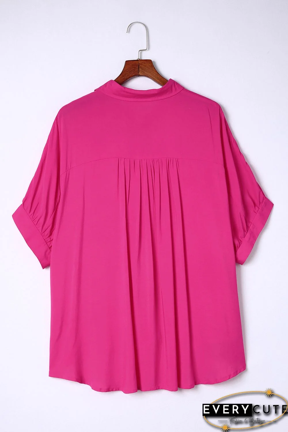 Rose Soft Oversize Dolman Shirt