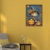 Chats D'Halloween Complète Rond Diamant Peinture 30X40CM