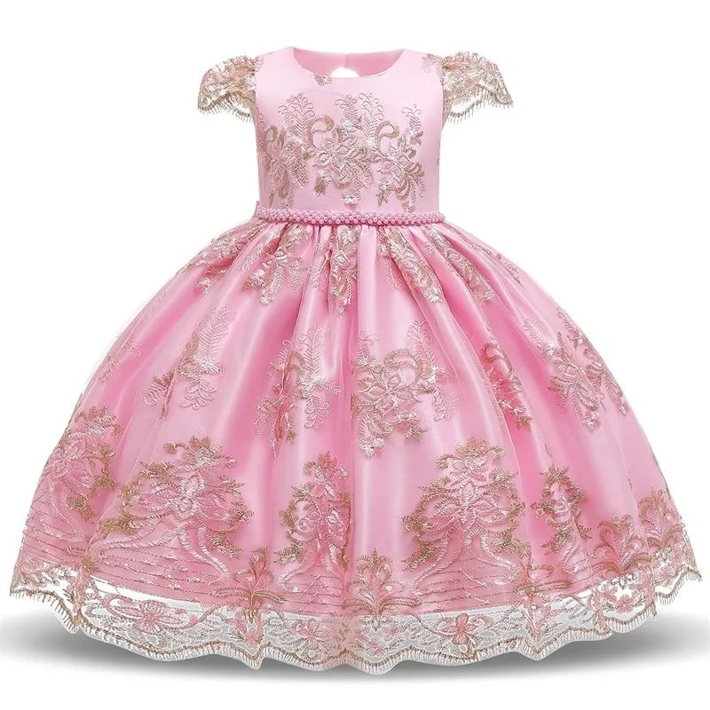 Fancy Cosplay Princess Dresses For Wedding Halloween Party Costume Kids Party Birthday Print Star Dress Girls Holiday Clothes