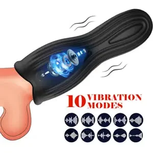 Automatic Male Masturbator Cup Stroker Penis Head Glans Vibrator Sex Toy  for Men