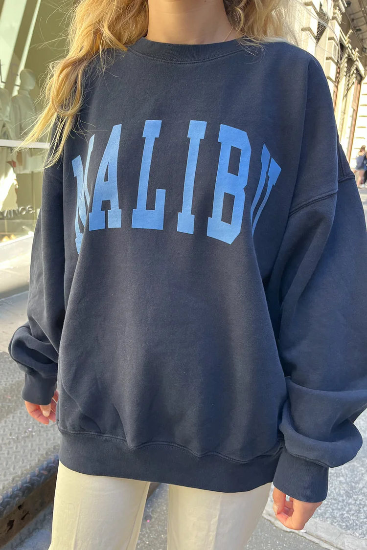 Blue clearance malibu sweatshirt