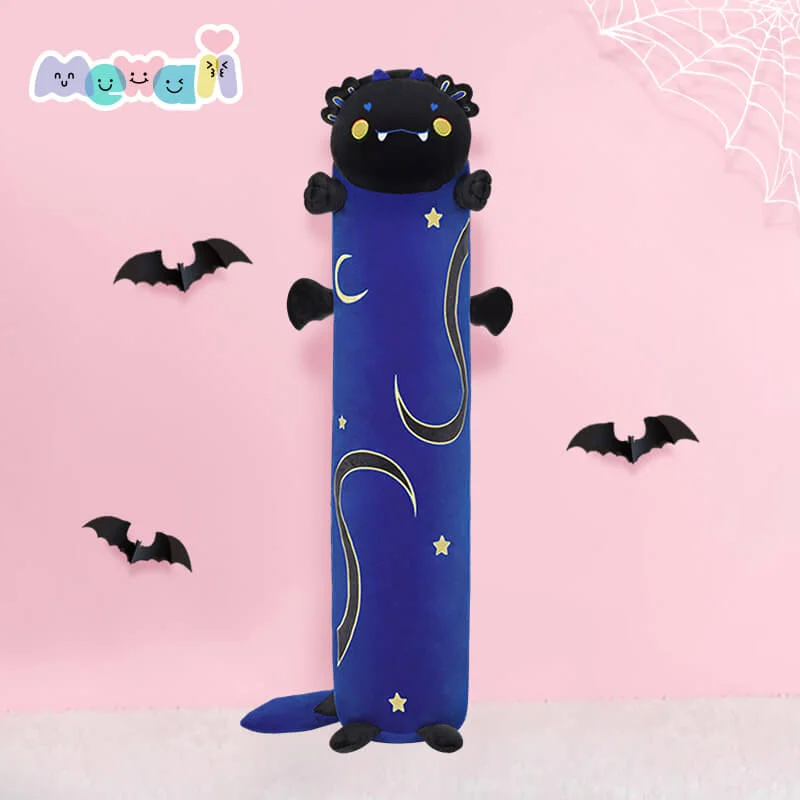 MeWaii® Star Axolotl Long Cat Stuffed Animal Kawaii Plush Pillow Squishy Toy