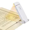 Portable Bookmark Light USB Charging LED New Eye Protection Reading Clip