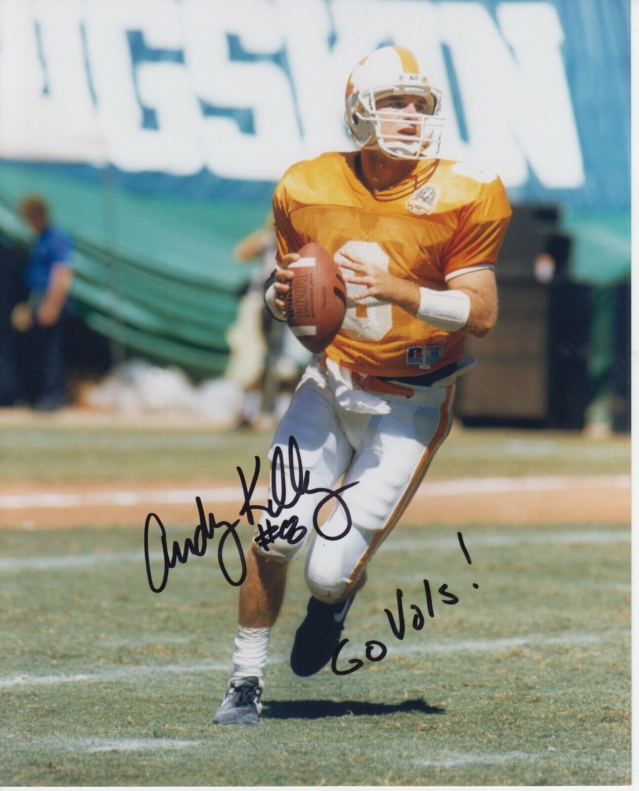 Andy Kelly 8x10 Signed Photo Poster painting w/ COA Tennessee Volunteers #1