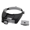 Hands Free Magnifier Adjustable Headband Lluminated Magnifier for Reading Repair